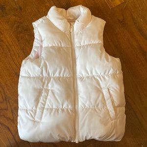 Old Navy 3T Cream Puffer Vest